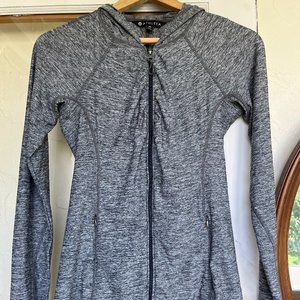 Heather Gray Athleta Zip Up -- Size XS
